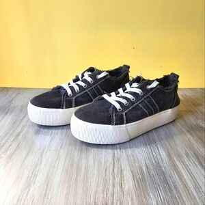 Jellypop Newstar Womens Fashion Platform Sneaker Charcoal Stone Wash US Size 9